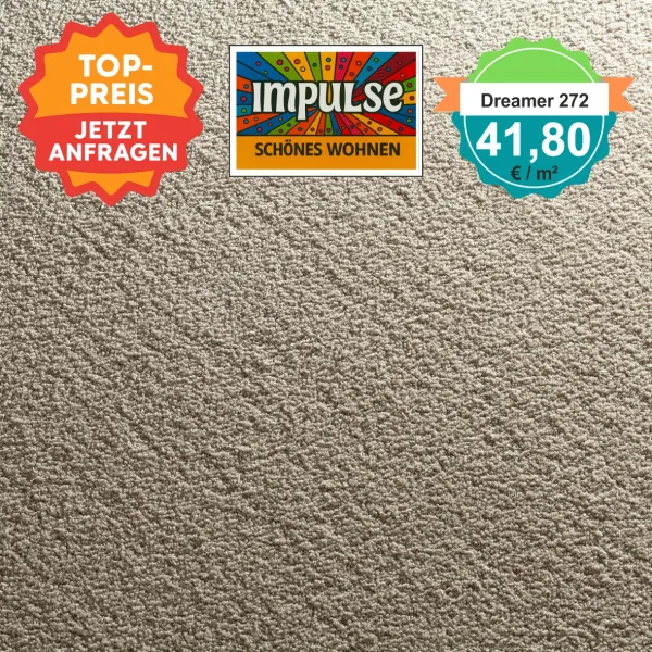 JAB Dreamer 272 – Velours Teppichboden 4 m  41,80 €/m²